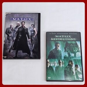 The Matrix & Matrix Revolutions DVD Widescreen 2-Disc Edition Bundle Keanu Reeve